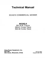 Предварительный просмотр 1 страницы Scag Power Equipment SM 48 Technical Manual