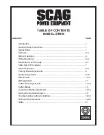 Preview for 3 page of Scag Power Equipment SM-61V Operator'S Manual