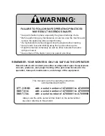 Preview for 2 page of Scag Power Equipment SMST-61A Operator'S Manual