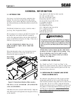 Preview for 5 page of Scag Power Equipment SMST-61A Operator'S Manual