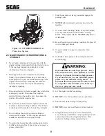 Preview for 12 page of Scag Power Equipment SMST-61A Operator'S Manual