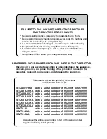 Preview for 2 page of Scag Power Equipment SMTC-40 Operator'S Manual