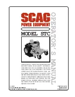 Preview for 1 page of Scag Power Equipment SMTC-48A Operator'S Manual