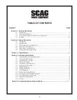 Preview for 3 page of Scag Power Equipment SMTC-48A Operator'S Manual