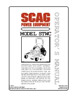 Scag Power Equipment SMWC-52A Operator'S Manual preview