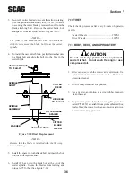 Предварительный просмотр 40 страницы Scag Power Equipment SMWC-52A Operator'S Manual