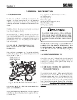 Preview for 5 page of Scag Power Equipment SMZC-36A Operator'S Manual