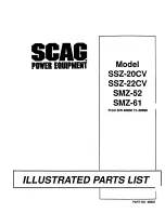 Предварительный просмотр 22 страницы Scag Power Equipment SSZ-42 Illustrate Parts List