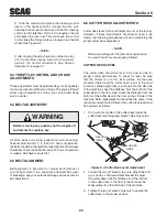 Предварительный просмотр 28 страницы Scag Power Equipment STC52V-25CV Operator'S Manual