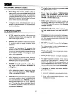 Preview for 6 page of Scag Power Equipment STHM-20CV Operator'S Manual