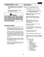 Preview for 7 page of Scag Power Equipment STHM-20CV Operator'S Manual