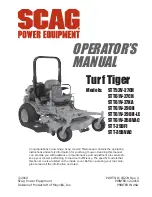 Scag Power Equipment STT-29CH-EFI Operator'S Manual preview