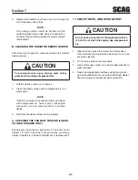 Предварительный просмотр 47 страницы Scag Power Equipment STT-29CH-EFI Operator'S Manual