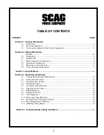 Preview for 2 page of Scag Power Equipment STT-31BSG Operator'S Manual