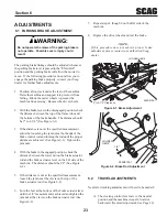 Предварительный просмотр 27 страницы Scag Power Equipment STT61V-27CH-NS Operator'S Manual