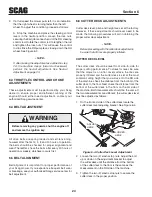 Preview for 28 page of Scag Power Equipment STWC61V-25KA-LC Operator'S Manual