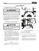 Предварительный просмотр 25 страницы Scag Power Equipment SVR36A-15FS Operator'S Manual