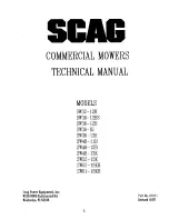 Preview for 1 page of Scag Power Equipment SW 36-13K Technical Manual