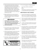 Preview for 7 page of Scag Power Equipment SW32-13KA Operator'S Manual