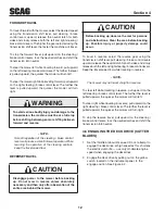 Preview for 16 page of Scag Power Equipment SW32-14FS Operator'S Manual