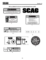 Предварительный просмотр 50 страницы Scag Power Equipment SW32-14FS Operator'S Manual