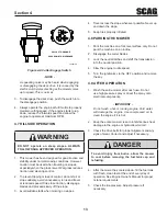 Preview for 17 page of Scag Power Equipment SW32-15KAI Operator'S Manual