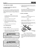 Preview for 31 page of Scag Power Equipment SW32-15KAI Operator'S Manual