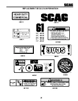 Предварительный просмотр 36 страницы Scag Power Equipment SW48-16BV Operator'S Manual