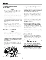 Preview for 12 page of Scag Power Equipment SWM-52/E Operator'S Manual