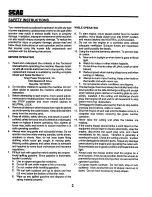 Preview for 3 page of Scag Power Equipment SWM-52 Technical Manual