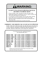 Предварительный просмотр 2 страницы Scag Power Equipment SWM-52A Operator'S Manual