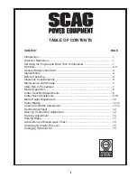 Preview for 3 page of Scag Power Equipment SWM-52A Operator'S Manual