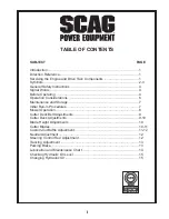 Предварительный просмотр 3 страницы Scag Power Equipment SWM-52A Operator'S Manual