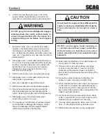 Preview for 9 page of Scag Power Equipment SWZ-20FS Operator'S Manual