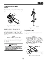 Preview for 15 page of Scag Power Equipment SWZ Operator'S Manual