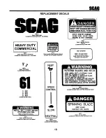 Предварительный просмотр 19 страницы Scag Power Equipment SWZ32-13KA Technical Manual