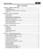 Preview for 3 page of Scag Power Equipment SWZ36A-14FS Operator'S Manual