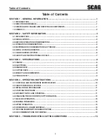 Предварительный просмотр 3 страницы Scag Power Equipment SWZT36-14FS Operator'S Manual