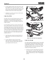 Предварительный просмотр 27 страницы Scag Power Equipment SWZV Operator'S Manual