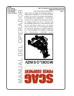 Предварительный просмотр 105 страницы Scag Power Equipment SWZV Operator'S Manual