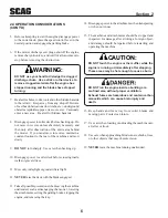 Preview for 10 page of Scag Power Equipment SWZV36A-16KAI Operator'S Manual