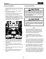 Предварительный просмотр 29 страницы Scag Power Equipment Tiger Cat II STCII-48V-22FS Operator'S Manual