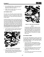 Предварительный просмотр 31 страницы Scag Power Equipment Tiger Cat II STCII-48V-22FS Operator'S Manual