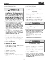 Preview for 25 page of Scag Power Equipment TIGER CAT II Operator'S Manual