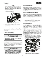 Preview for 33 page of Scag Power Equipment TIGER CAT II Operator'S Manual