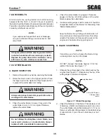 Предварительный просмотр 39 страницы Scag Power Equipment Tiger Cat STC48V-25CV Operator'S Manual