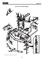 Предварительный просмотр 44 страницы Scag Power Equipment Tiger Cat STC48V-25CV Operator'S Manual