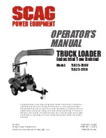 Preview for 1 page of Scag Power Equipment TLB25-35BV Series Operator'S Manual