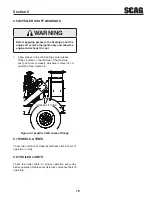 Preview for 23 page of Scag Power Equipment TLB25-35BV Series Operator'S Manual