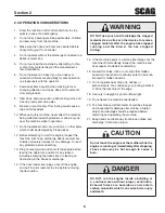 Preview for 9 page of Scag Power Equipment TLS20-18BV Operator'S Manual